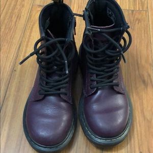 Purple Dr. Martens